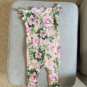 Posh Peanut Ruffled Romper 3-6 Months